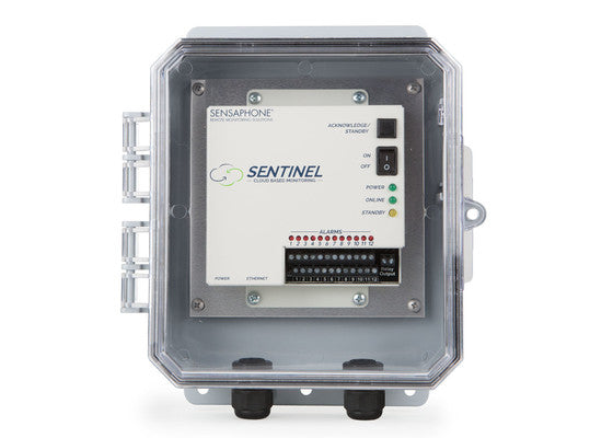 Sensaphone Sentinel (Ethernet Version) with Enclosure Front View