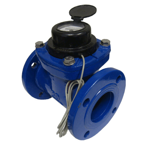 PRM Woltmann Helix Style 3 Inch Flanged Totalizing Water Meter with Pulse Output
