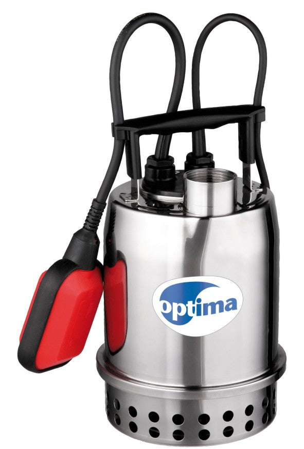 Ebara Pump Optima 3AS1 Stainless Steel Submersible Sump/Drainage Pump, 1/3 HP