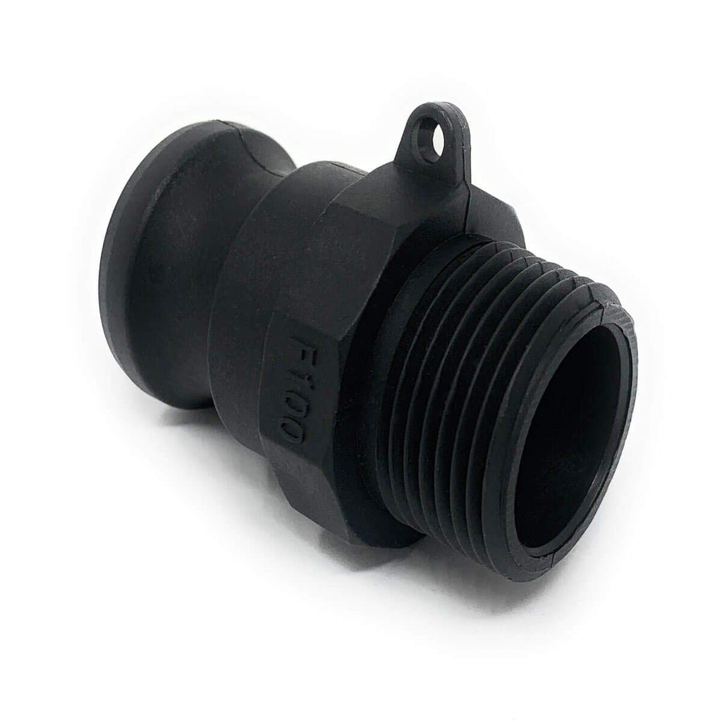 F100 Polypropylene Cam & Groove Fitting, 1 Inch Male Camlock Coupler X Male NPT