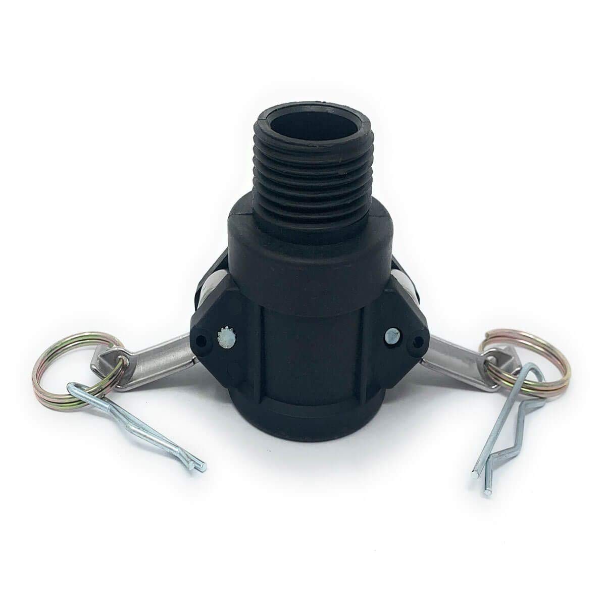 B100 Polypropylene Cam & Groove Fitting, 1 Inch Female Camlock Coupler X Male NPT Thread