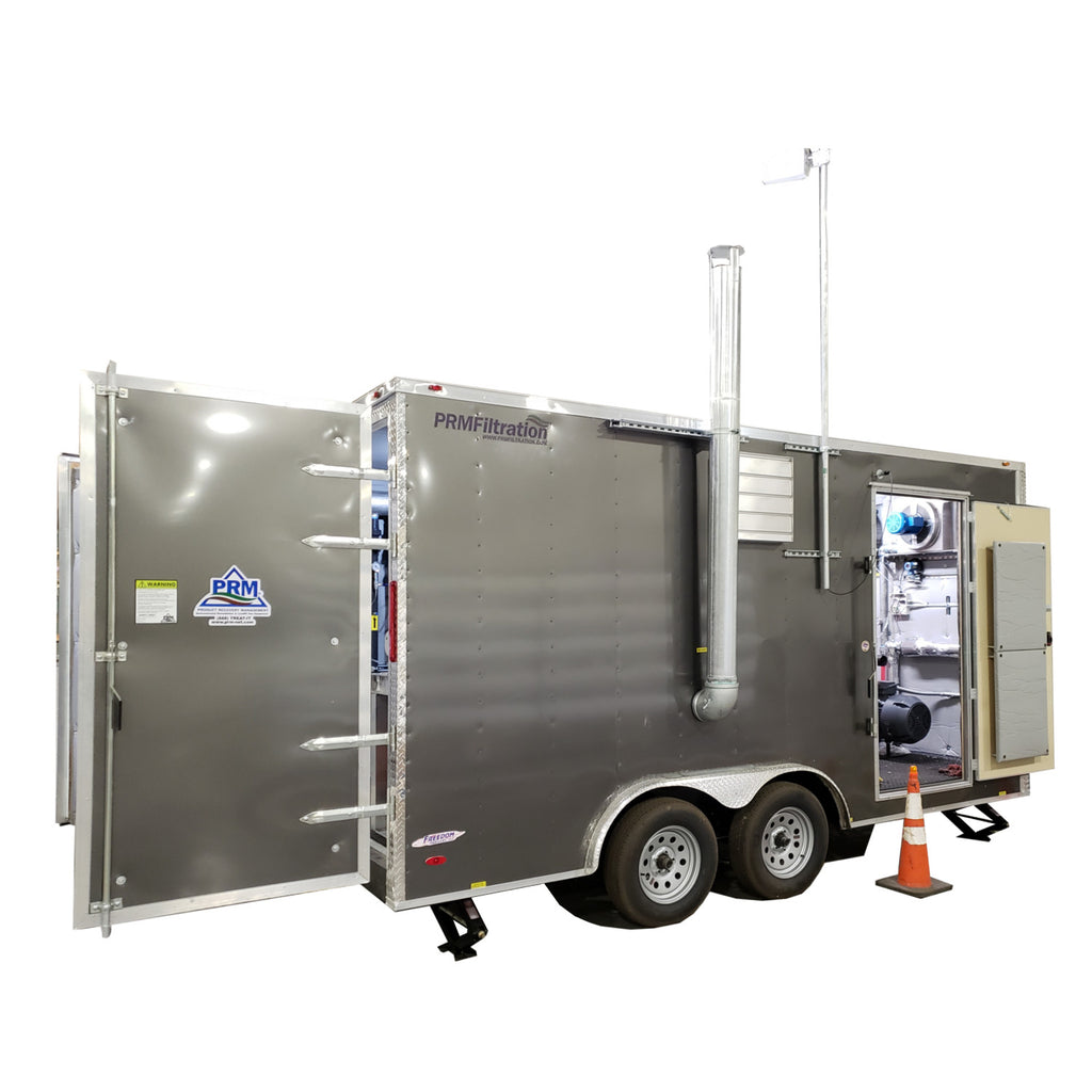 AS/SVE Extraction System, 8' x 16' Enclosed Trailer