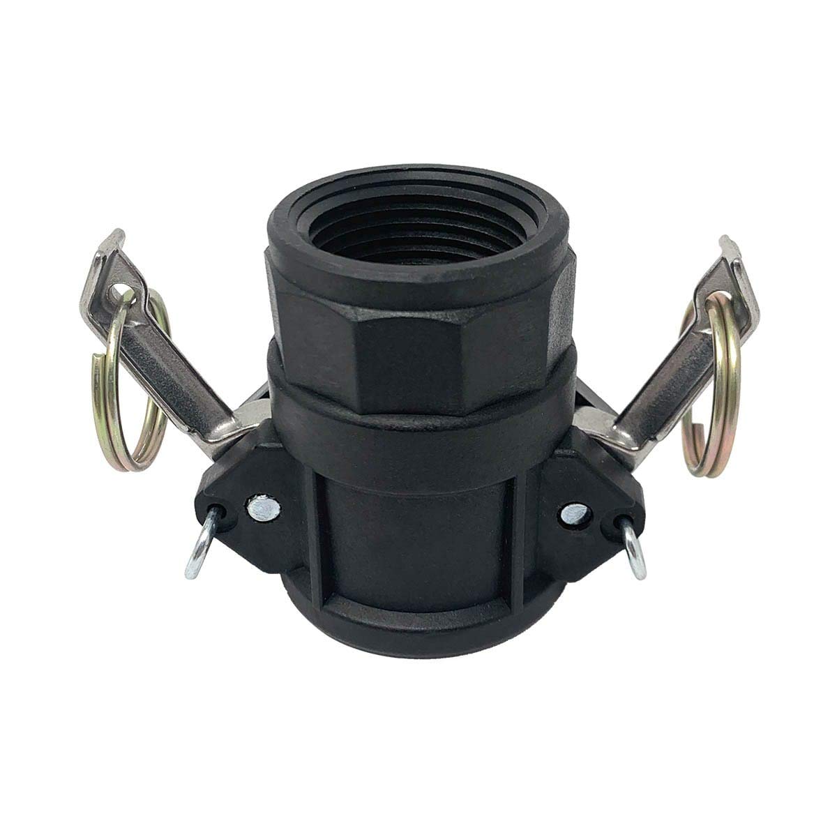 D100 Polypropylene Cam & Groove Fitting, 1 Inch Female Camlock X Female NPT Thread