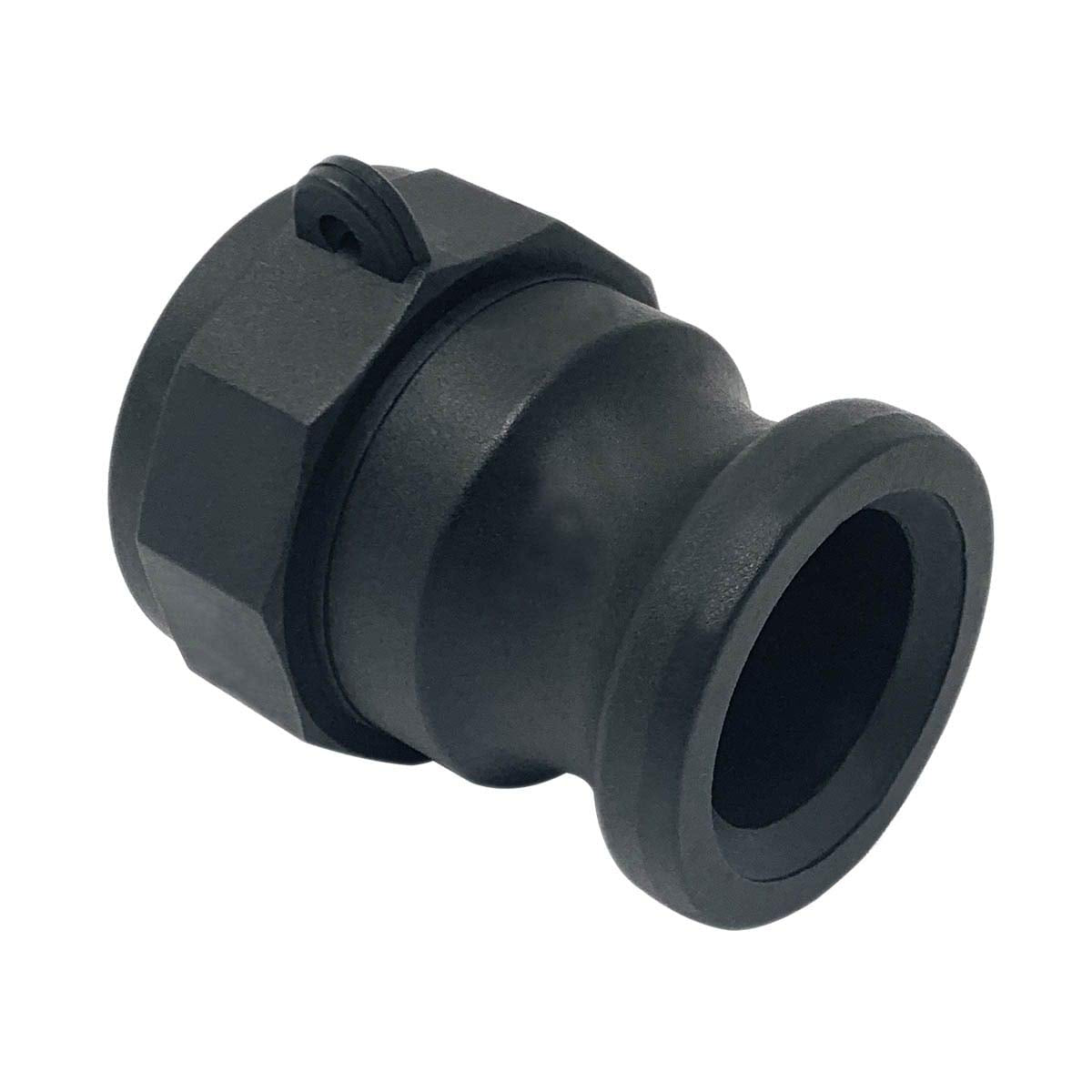 A125 Polypropylene Cam & Groove Fitting, 1-1/4 Inch Male Camlock Adapter X Female NPT Thread