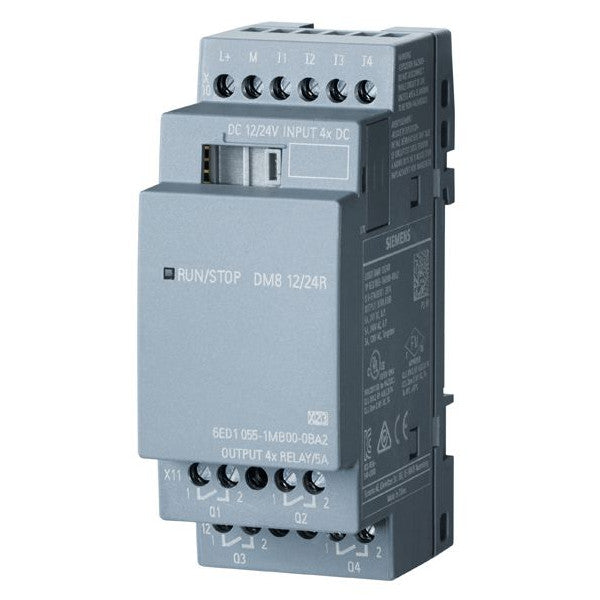 Siemens 6ED10551MB000BA2 LOGO Digital Input/Output, 4 DI/4 DO, 24 VDC