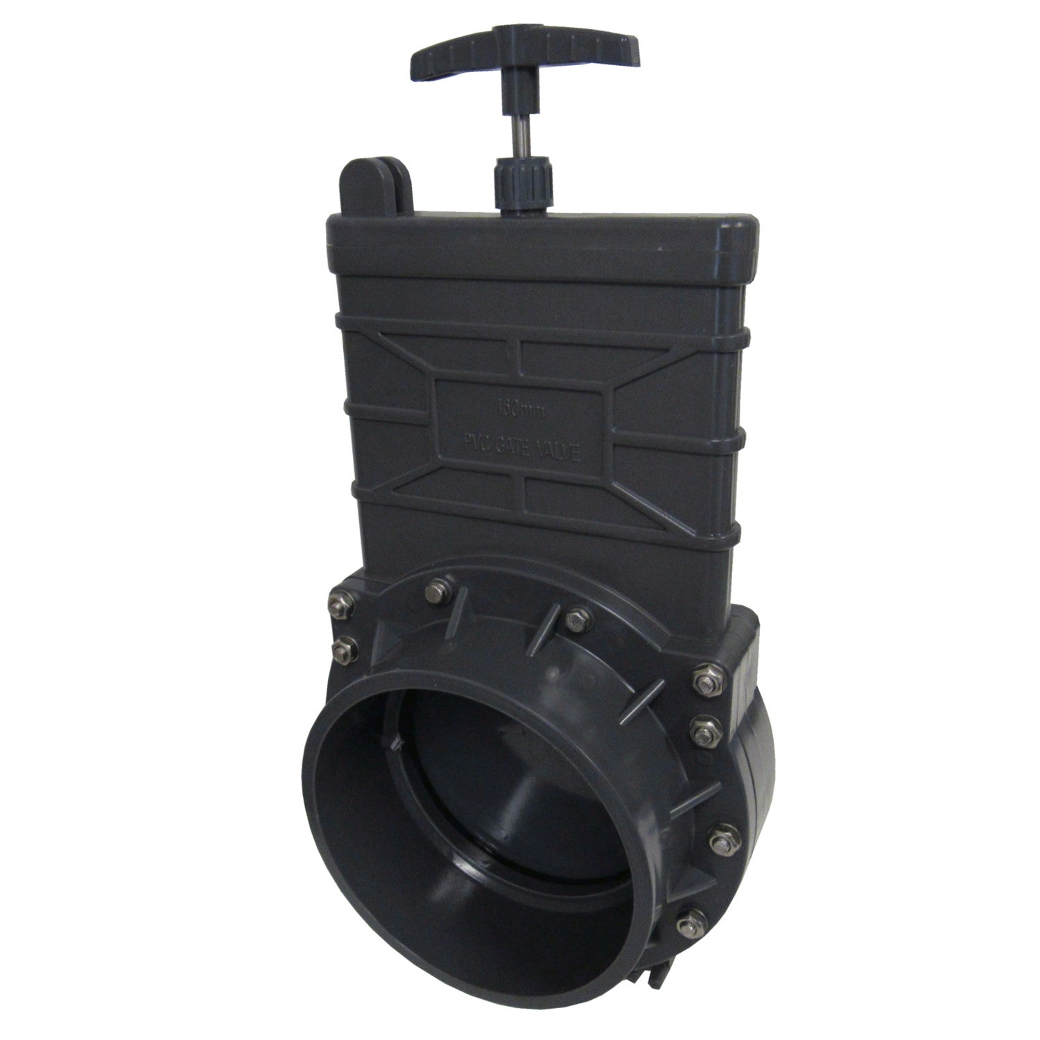 Omen Sch 80 PVC 6 Inch Gate Valve, Socket X Socket Connection