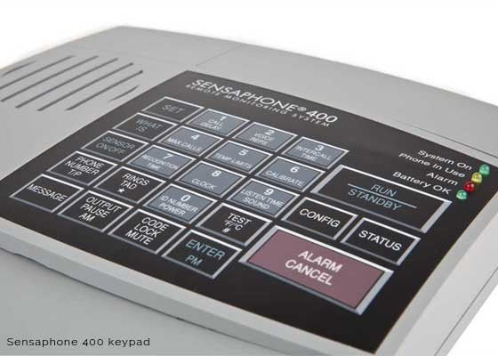 Sensaphone 400 Monitoring System Keypad