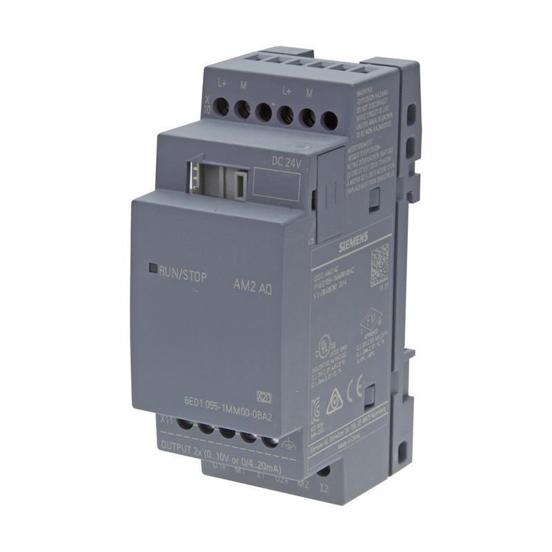 Siemens 6ED10551MM000BA2 LOGO 2 Analog Output Module, 4~20mA or 0-10 VDC