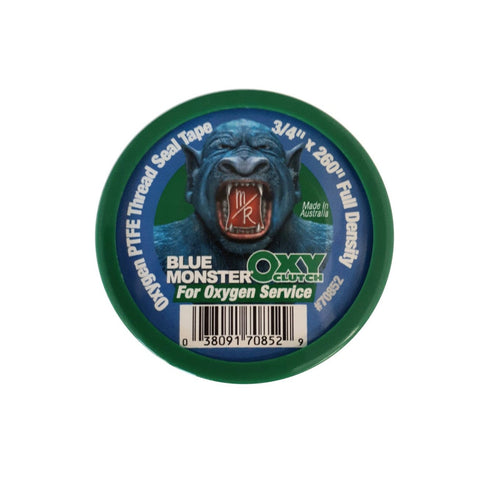 Blue Monster 70852 Oxy-Clutch 3/4" x 260" Green Oxygen PTFE Thread Seal Tape