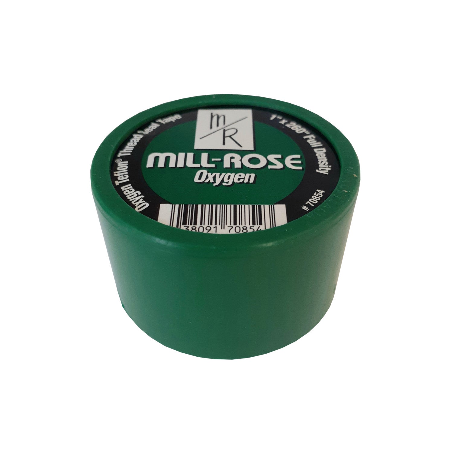 Mill-Rose 70854 Oxy-Clutch 1" x 260" Green Oxygen PTFE Thread Seal Tape