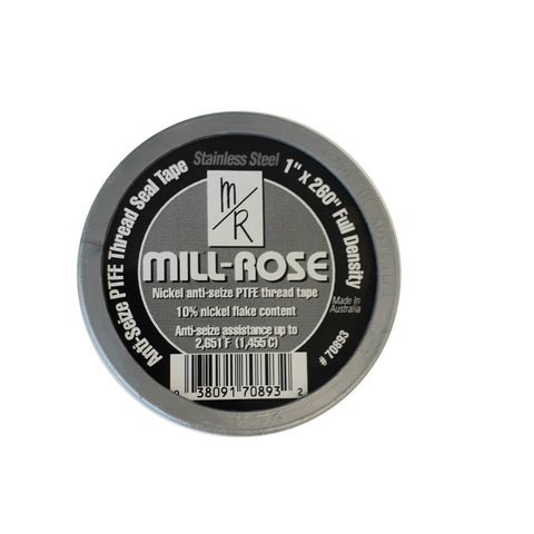 Mill-Rose 70893 1" x 260" Stainless Steel Pipe Thread Seal Tape