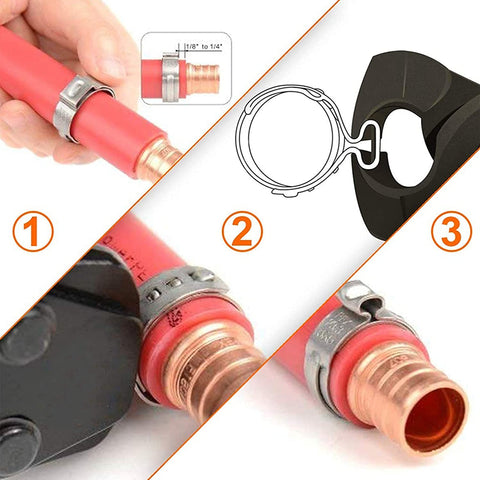 Crimping Tool for Single Ear Hose Clamps