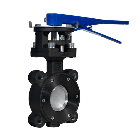 Bonomi 8101 High Performance Carbon Steel Manual Butterfly Valves 