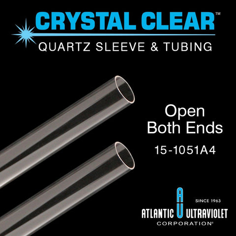 Crystal Clear Replacement Quartz Sleeve & Tubing For Sanitron S37C, S37B, S37A & S37, 15-1051A4