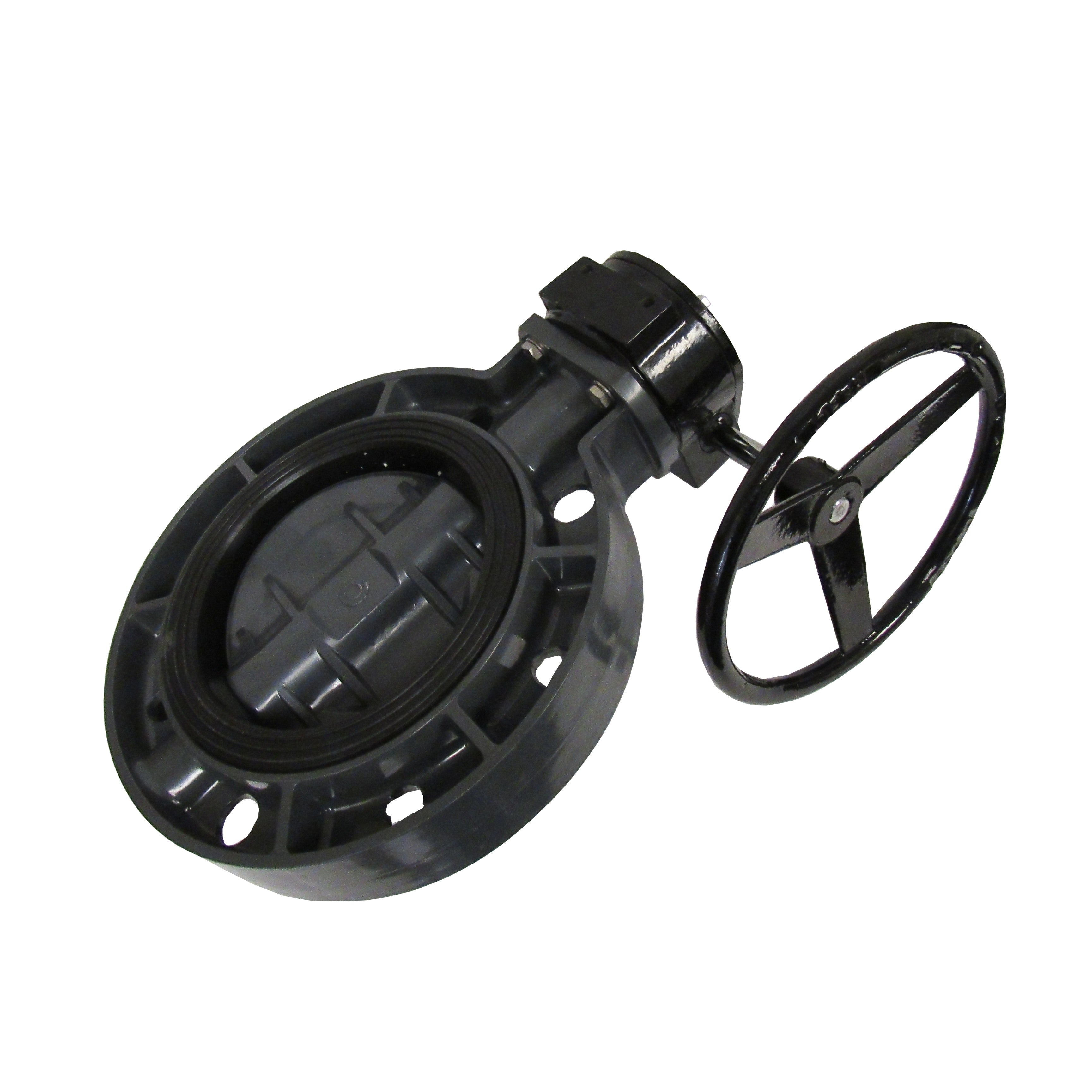 ERA Sch 80 PVC 8 Inch Butterfly Valve, Gear Operated