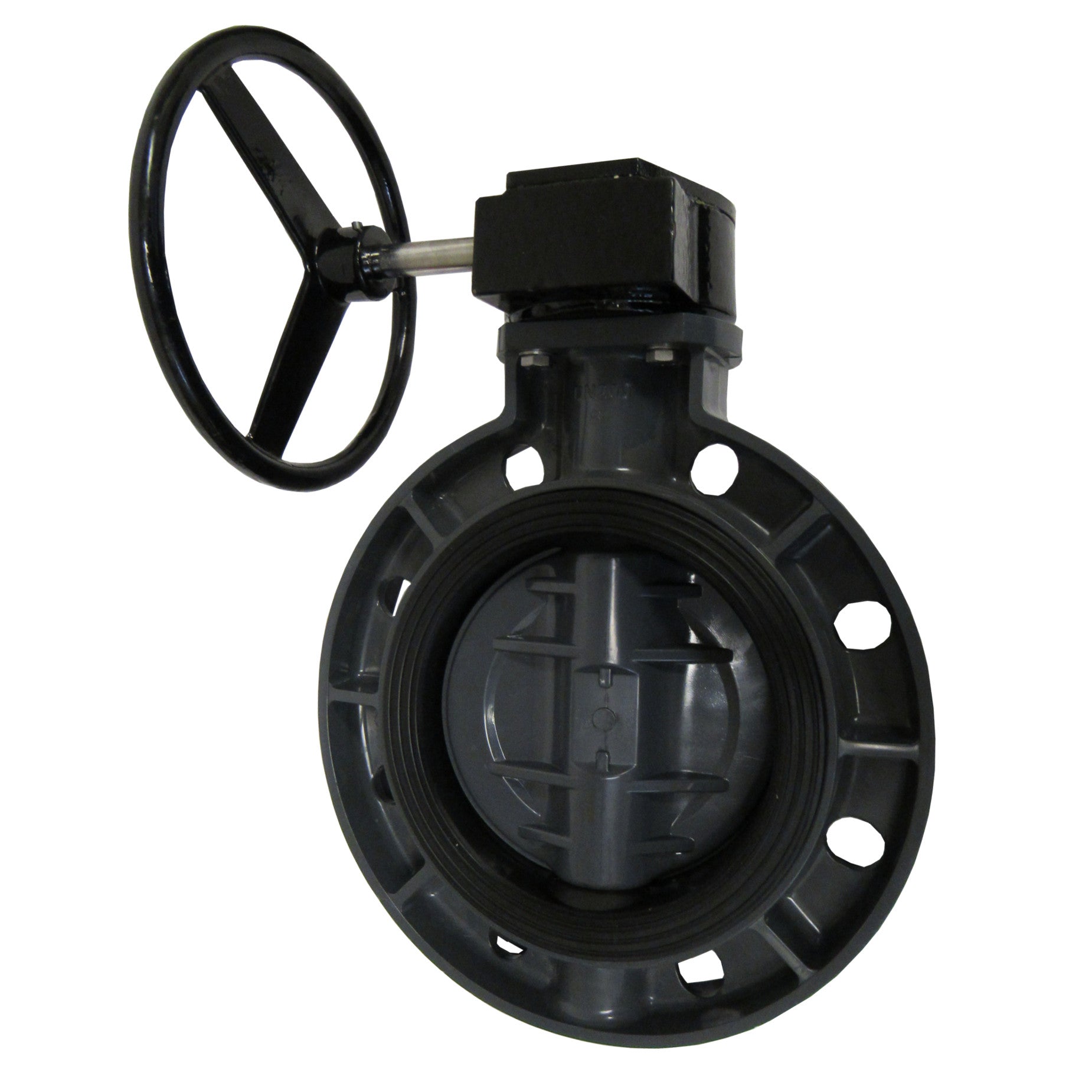 ERA Sch 80 PVC 6 Inch Butterfly Valve, Gear Operated