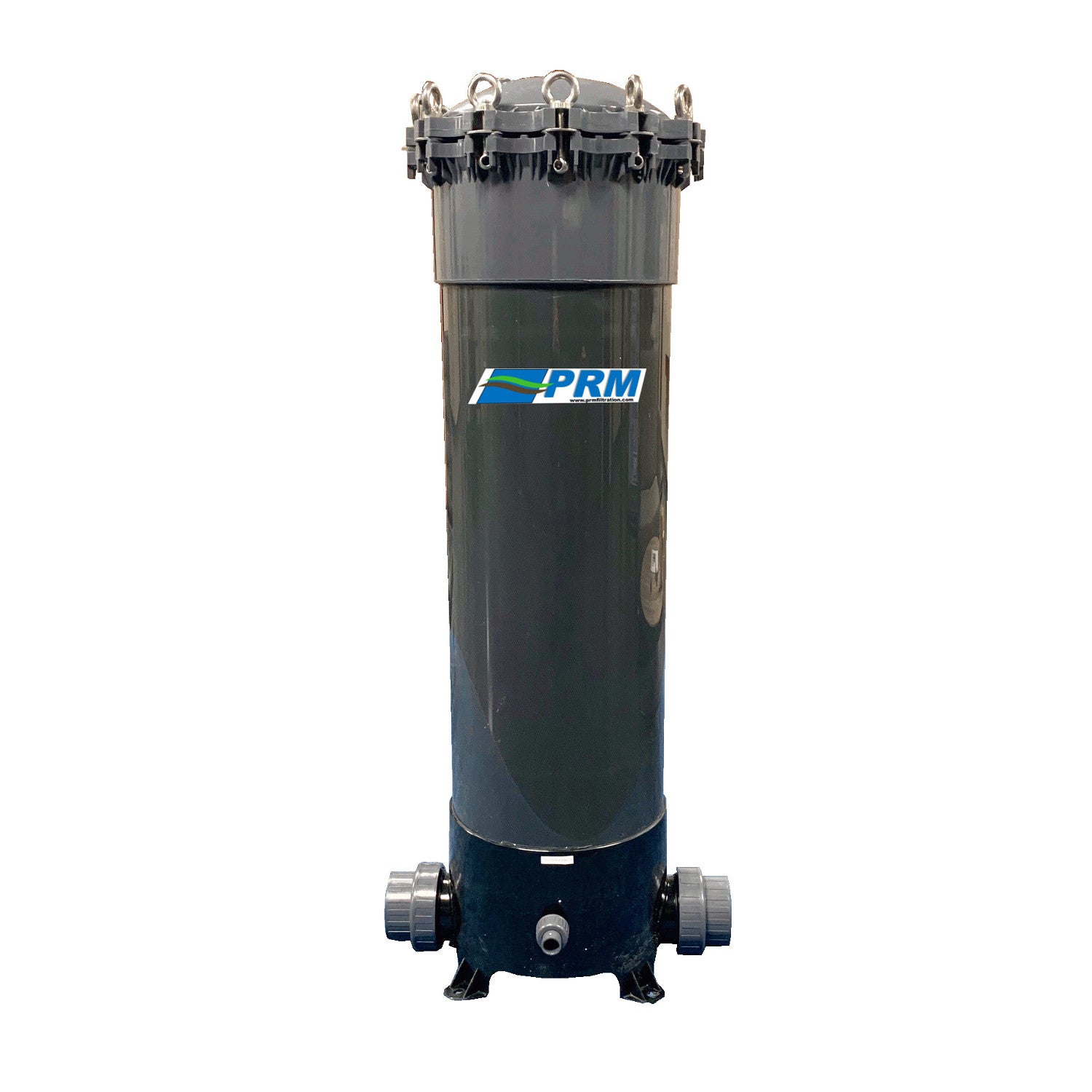 PRM PVC 9 Cartridge Filter Housing, Uses 40" Cartridges, 3 Inch Socket In/Out