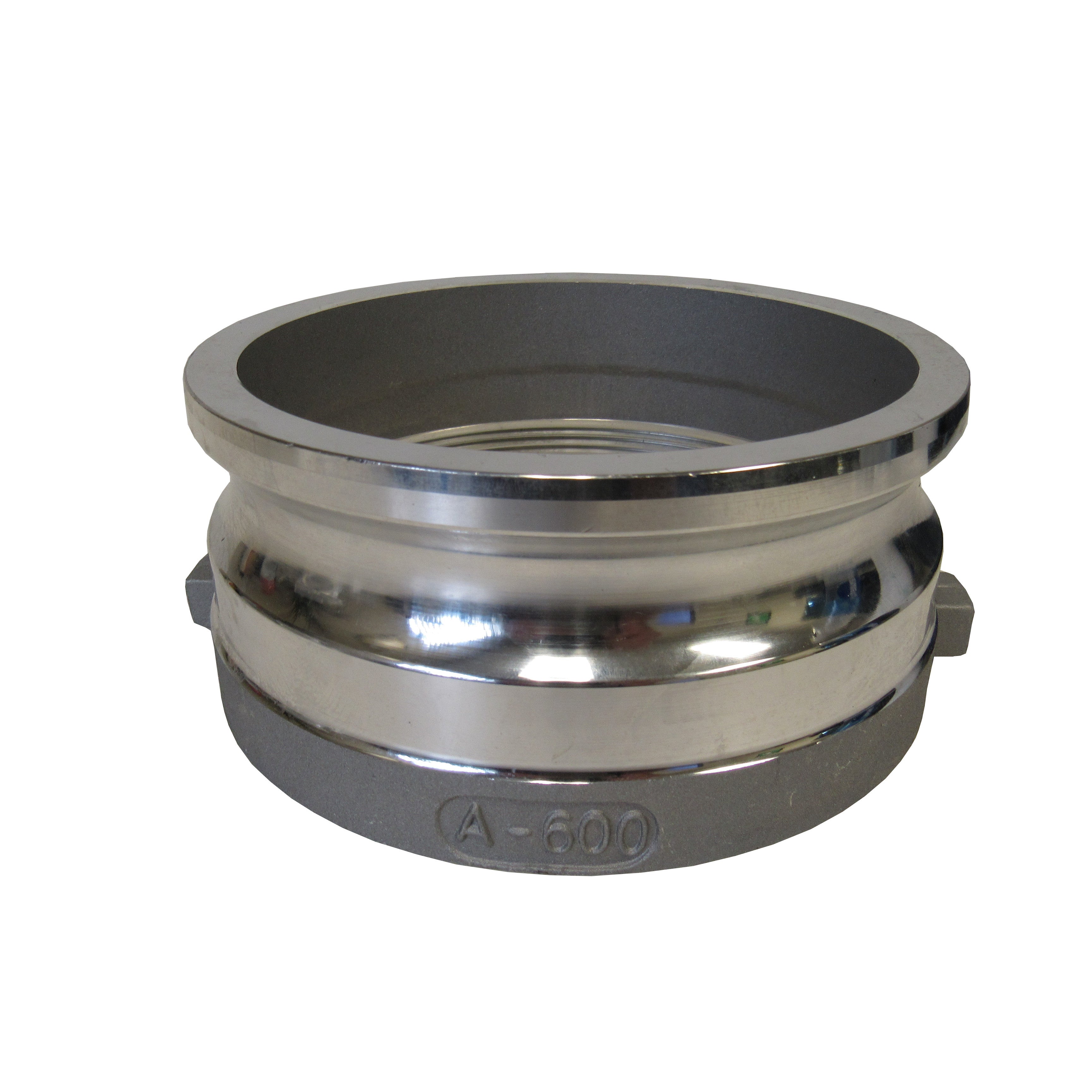 Aluminum Cam & Groove Fitting A600 Male Camlock X Female NPT Thread - 6 Inch