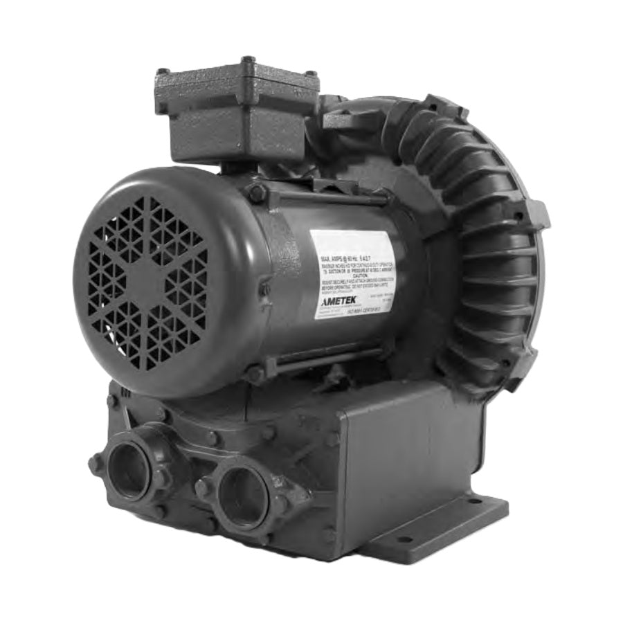 AMETEK Rotron EN513 1.5 HP Regenerative Blower with Explosion Proof Motor
