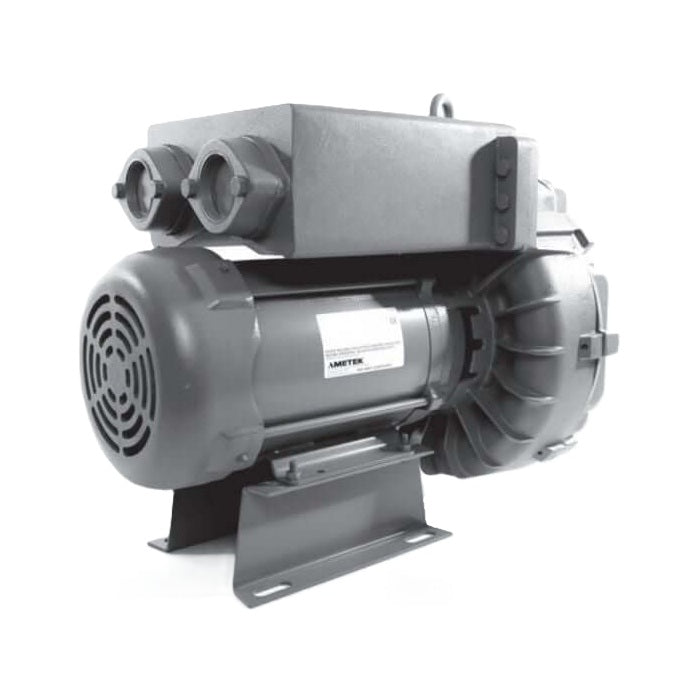 AMETEK Rotron EN858 HP Regenerative Blower with Explosion Proof Motor