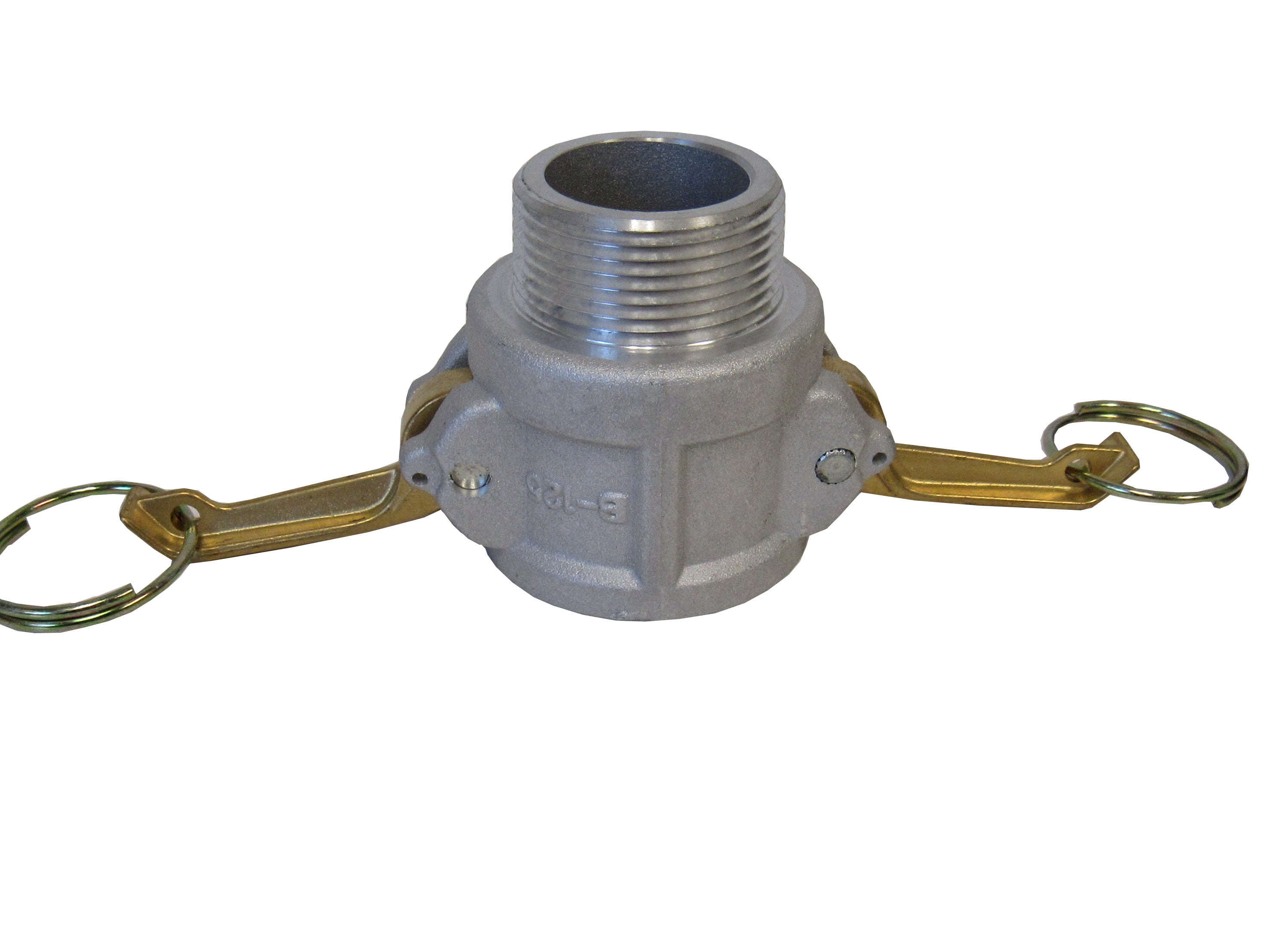 Aluminum Cam & Groove Fitting B075 Female Camlock X Male NPT Thread - 3/4 Inch