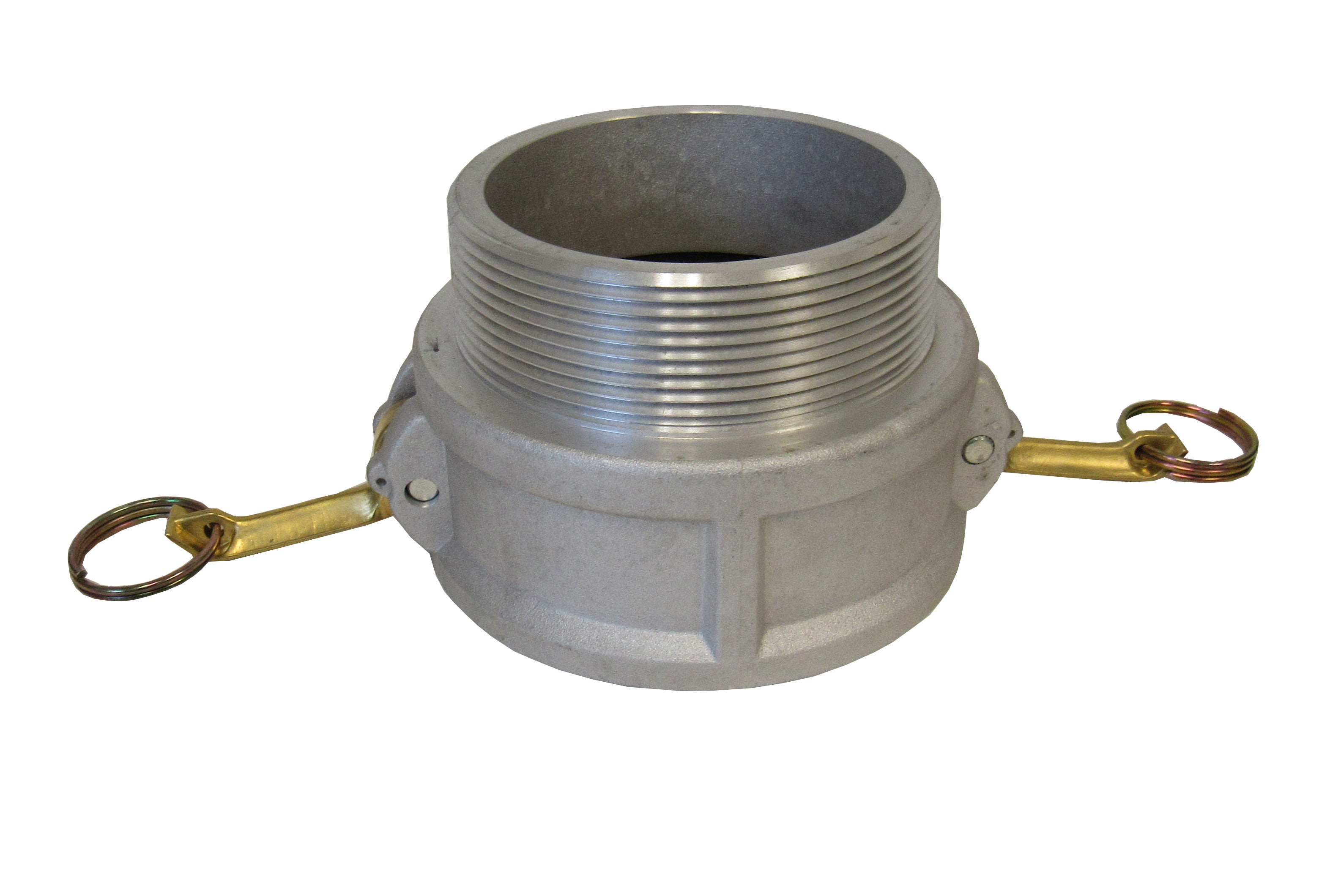 Aluminum Cam & Groove Fitting B125 Female Camlock X Male NPT Thread - 1-1/4 Inch