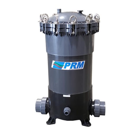 PRM PVC 9 Cartridge Filter Housing, Uses 20" Cartridges, 3 Inch NPT In/Out