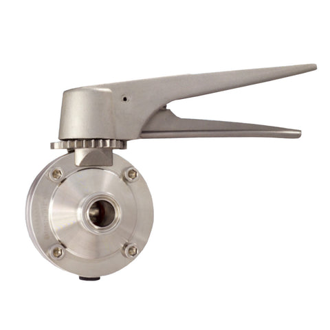 Bonomi BFVSTCE Stainless Steel Sanitary Tri-Clamp Butterfly Valve