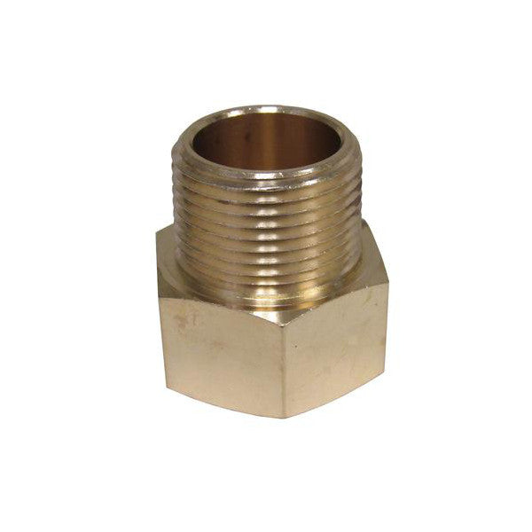 Brass Adapter - 1/2 Inch NPT Male X 1/2 Inch BSPP Female