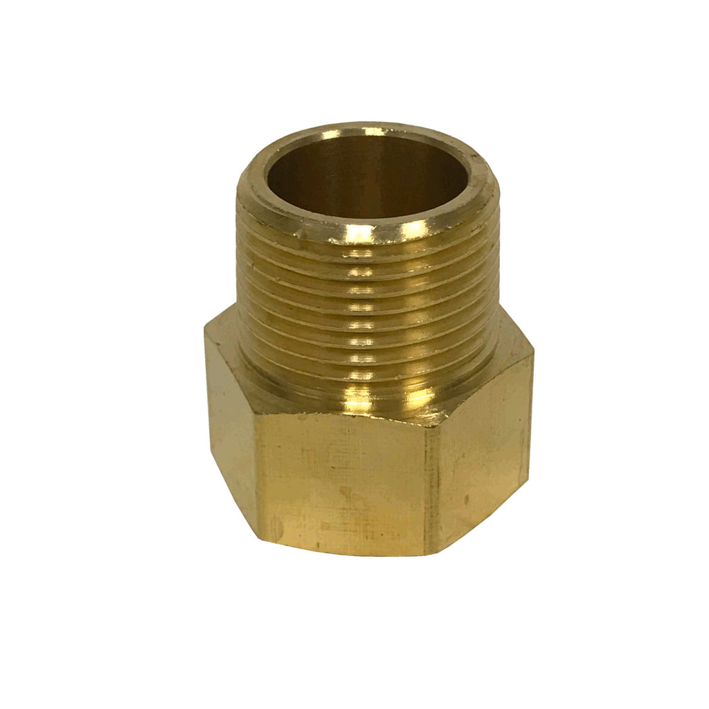Brass BSP 1/2 3/4 1 Male Thread Straight Pipe Fittings