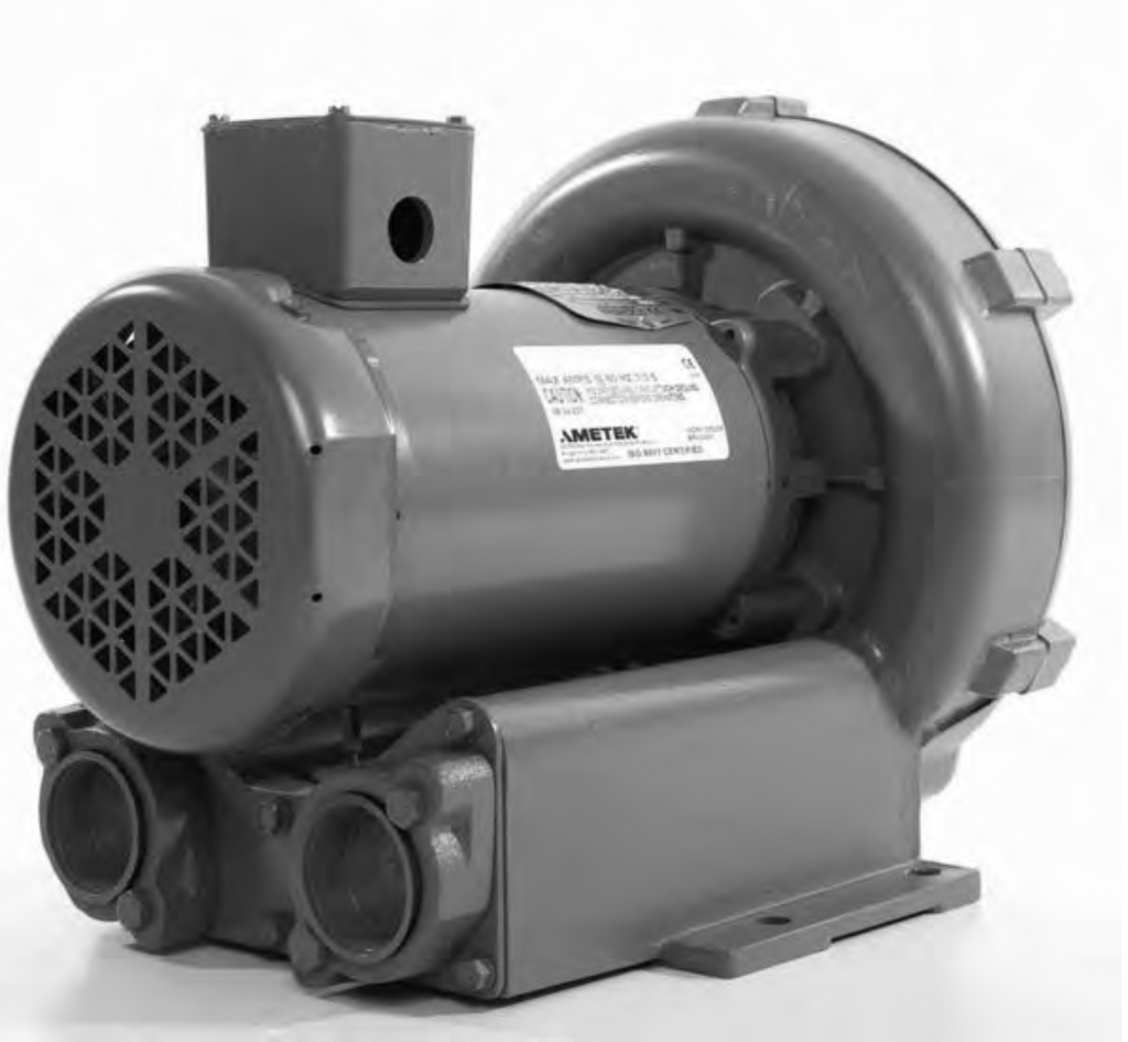 AMETEK Rotron DR353 Regenerative Blower, 0.75 HP