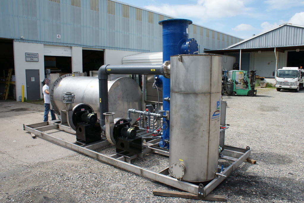 SVE System with Air Sparge, VP3000 Carbon Vessels, 750 CFM Chlorinated Catalytic Thermal Oxidizer