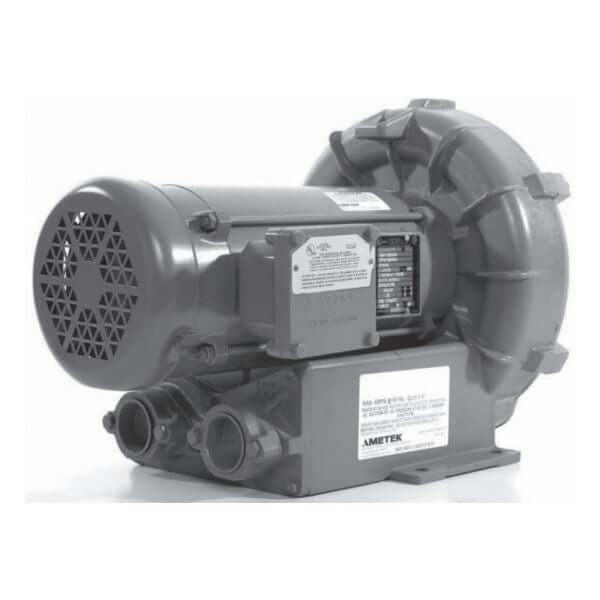 AMETEK Rotron EN404 Regenerative Blower, 1 HP