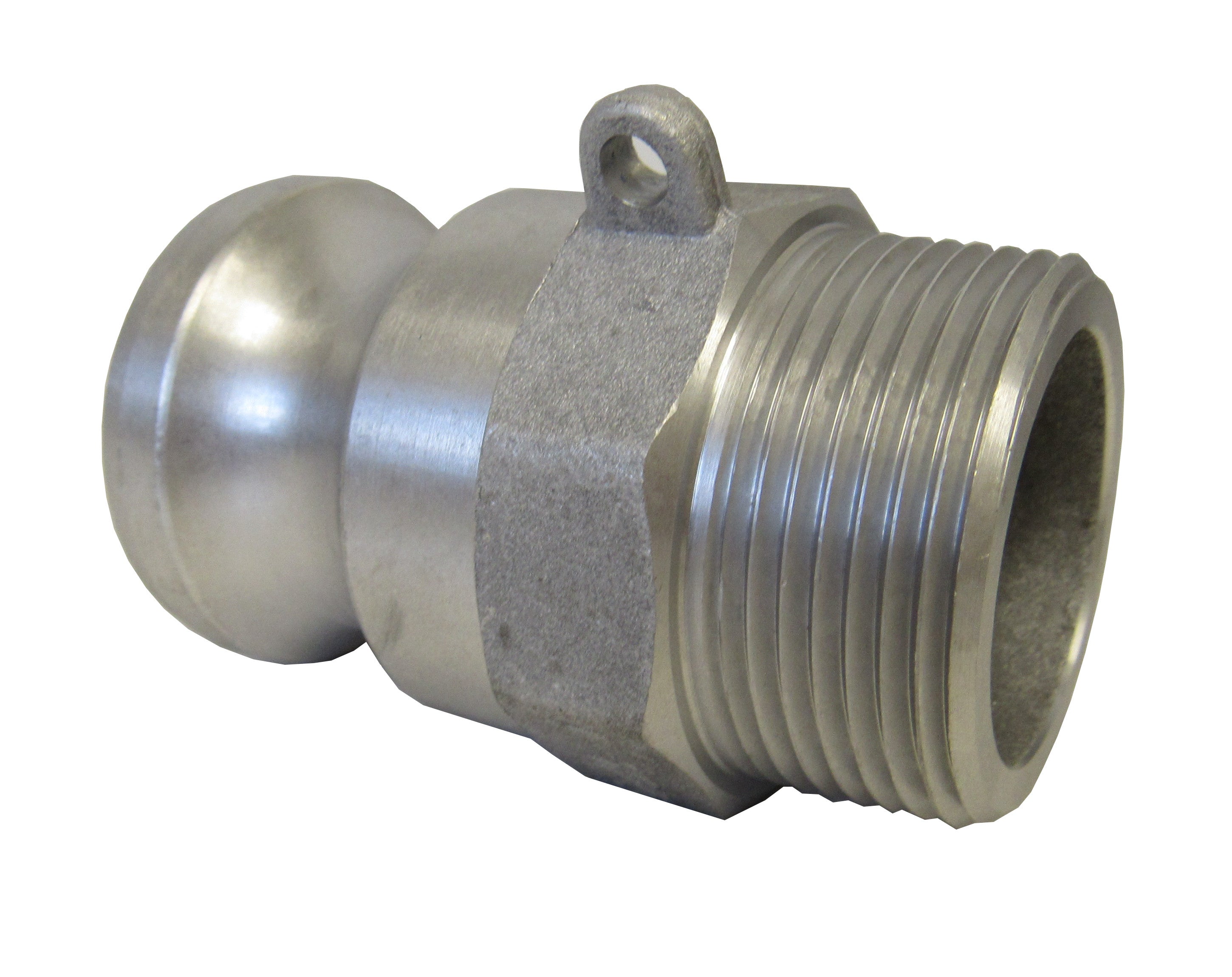 Aluminum Cam & Groove Fitting F400 Male Camlock X Male NPT Thread - 4 Inch