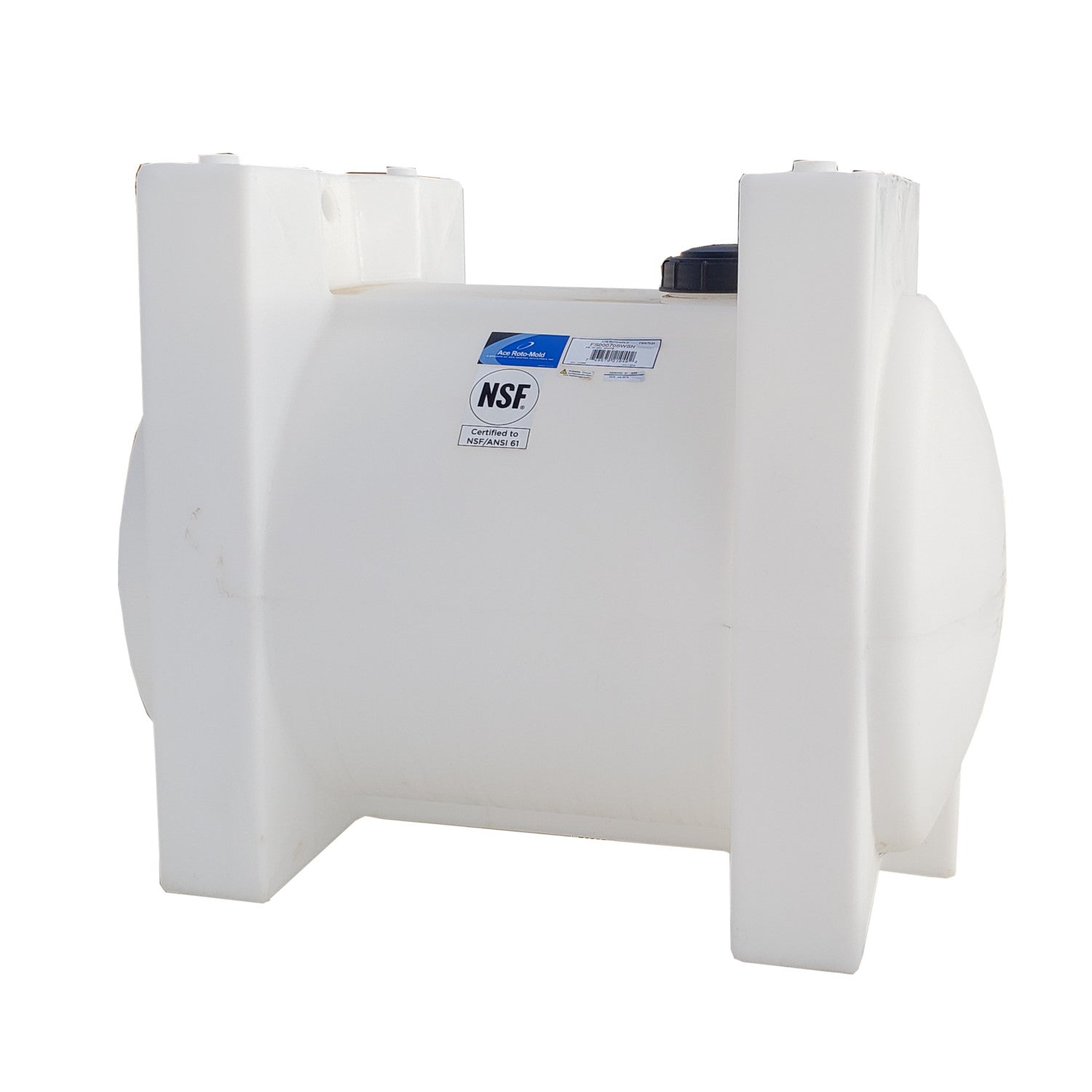 Ace Roto-Mold 70 Gallon Free Standing Leg Horizontal Stackable Tank, FS0070-24