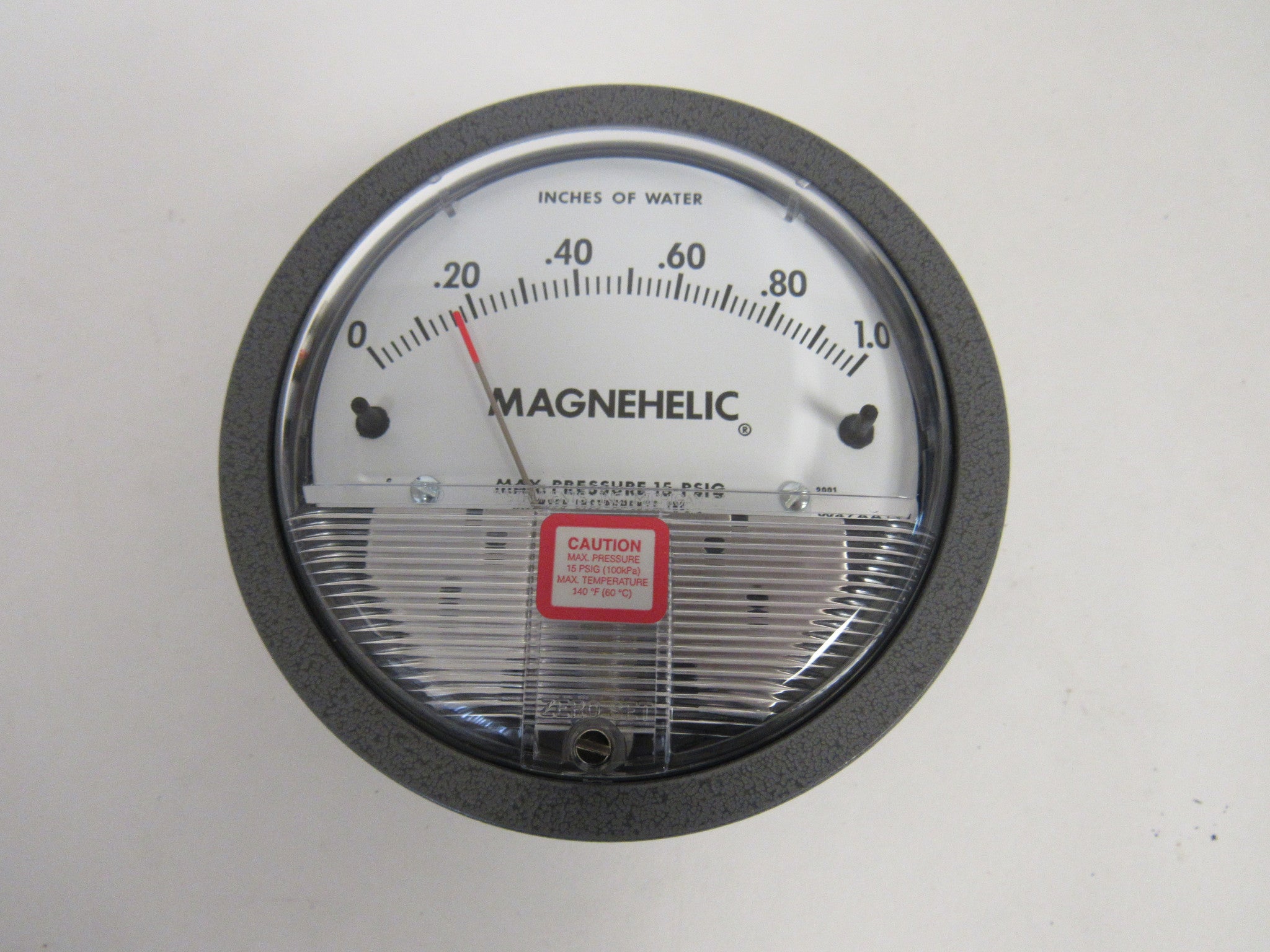 Dwyer 2001 Magnehelic® Differential Pressure Gauge - 0-1 Inches Of Water