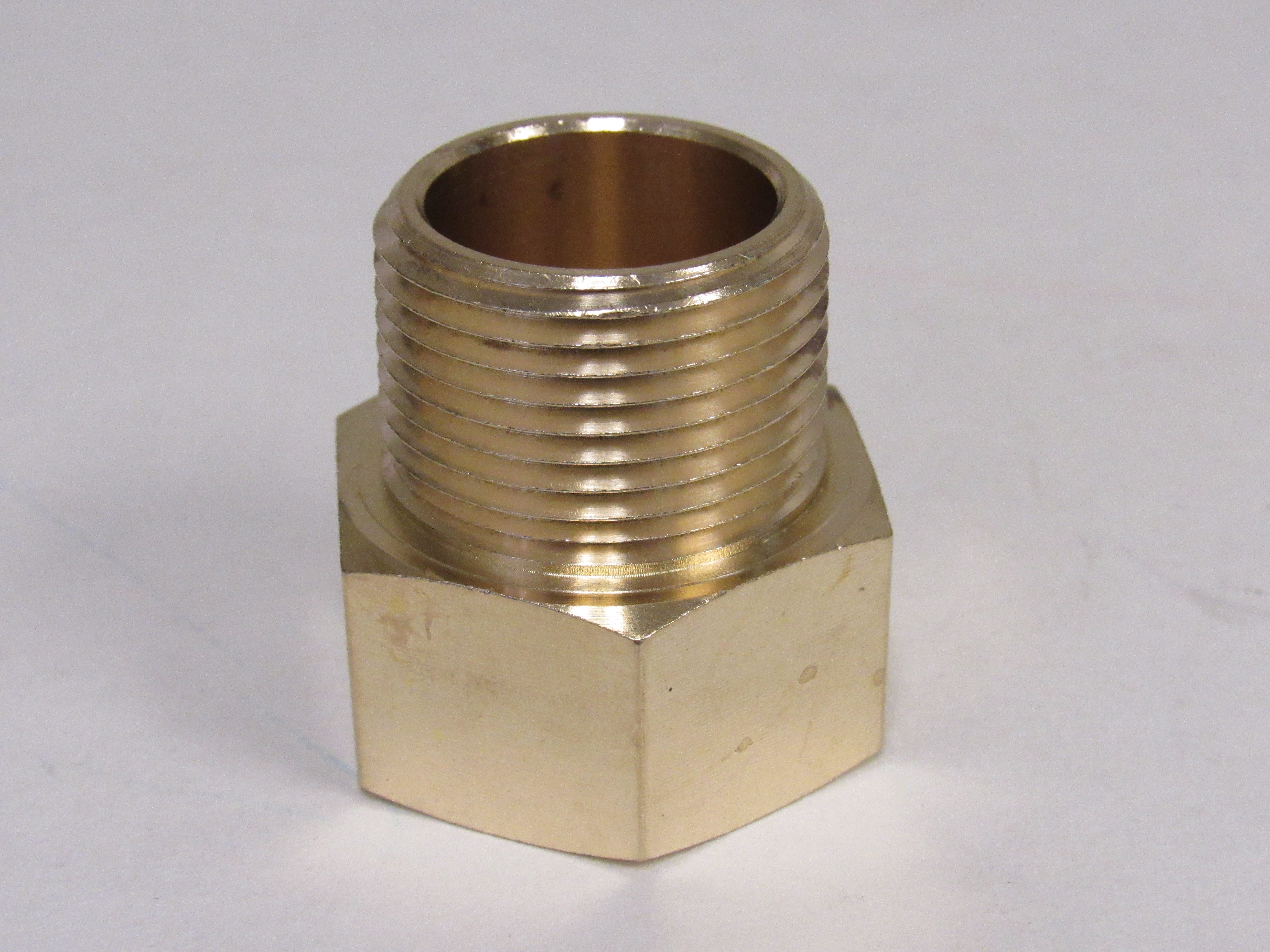Brass Adapter - 3/4 Inch NPT Male X 3/4 Inch BSPP Female