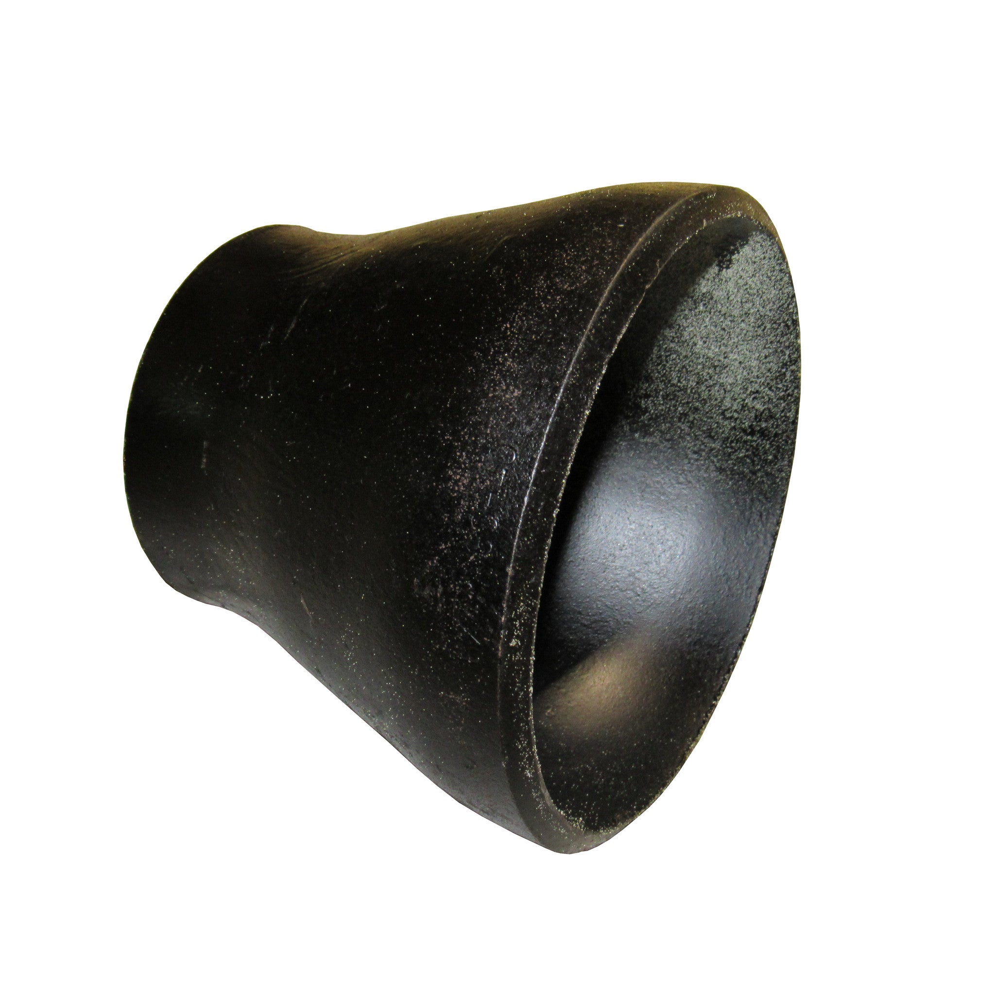 Black Steel Sch 40 Reducing Coupling, Weld - 4 Inch X 3 Inch