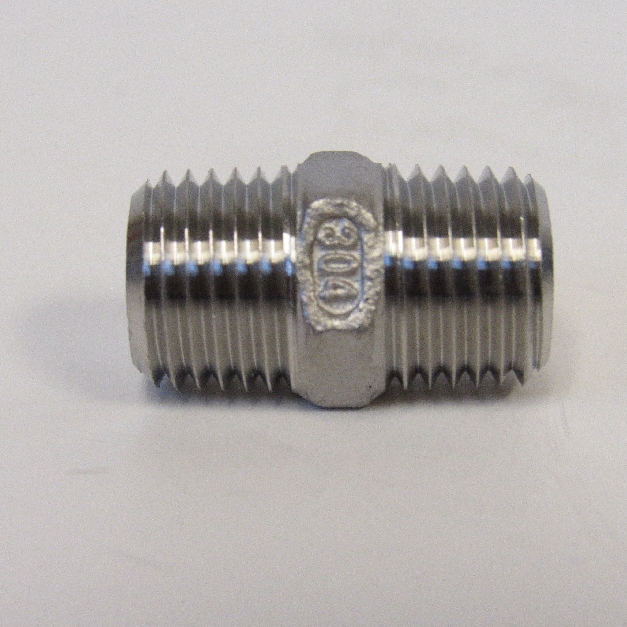 3/8 Inch 304 Stainless Steel Hex Nipple