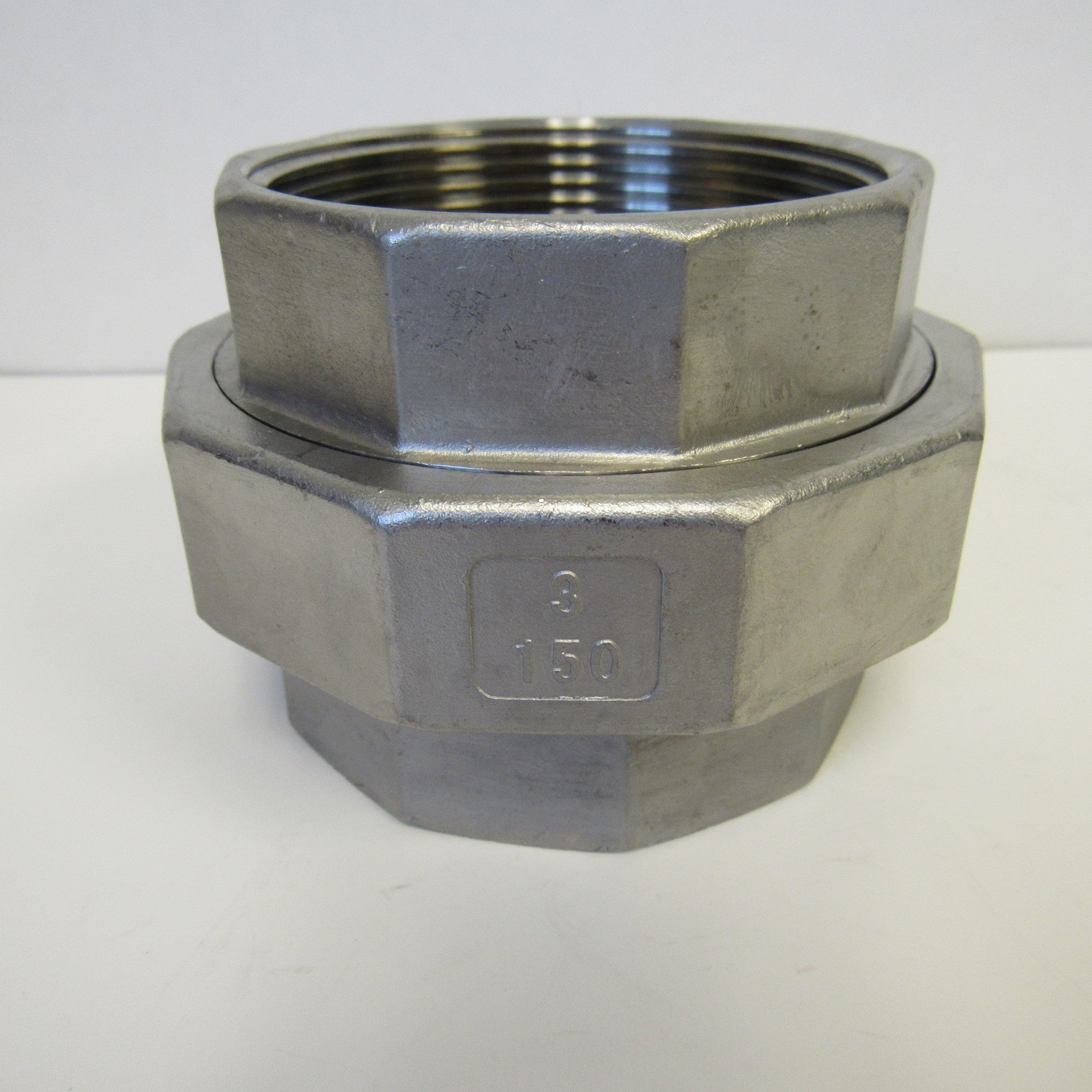 Stainless Steel Union, 304SS, Class 150 - 3 Inch NPT