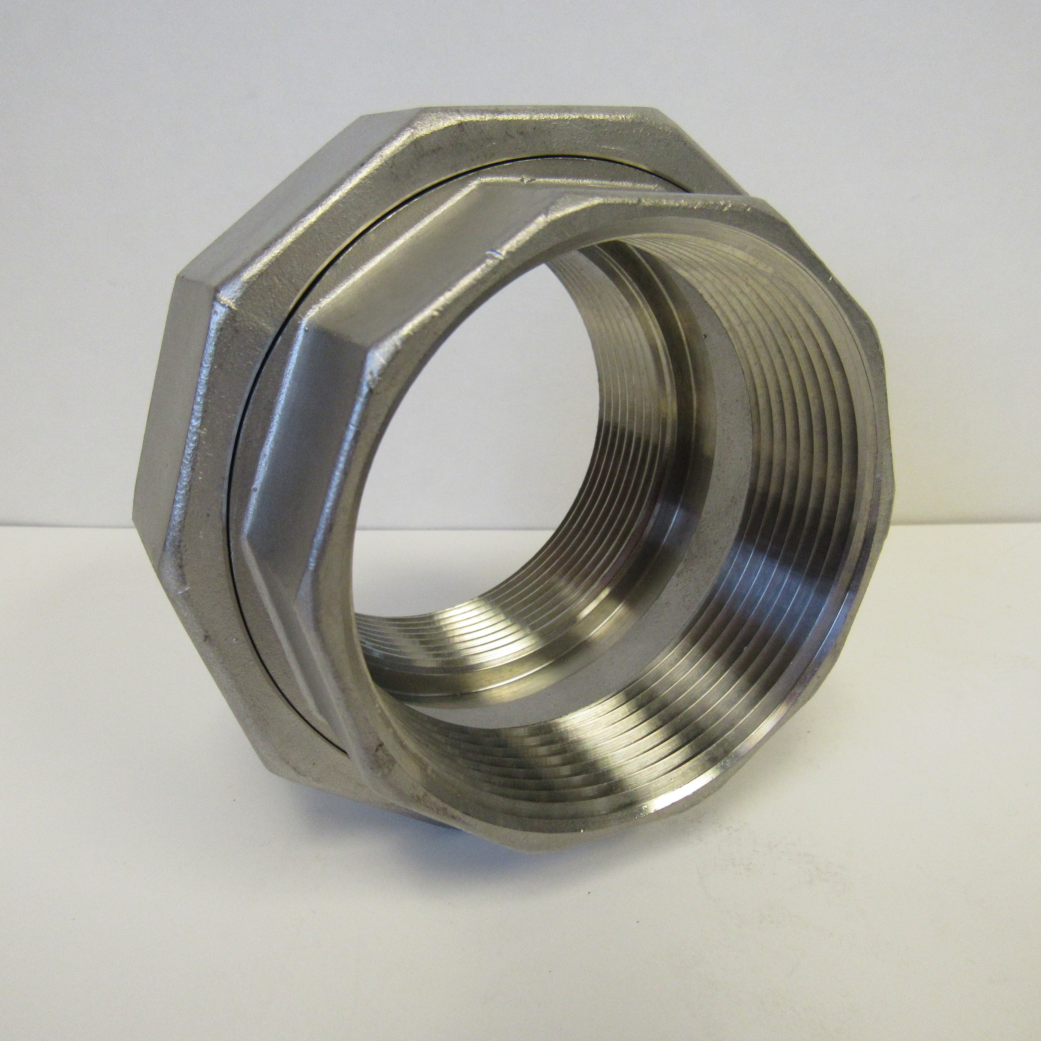 Stainless Steel Union, 304SS, Class 150 - 3 Inch NPT