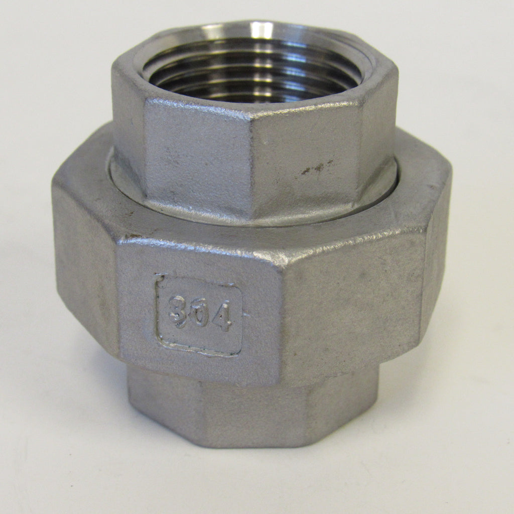 Stainless Steel Union, 304SS, Class 150 - 2-1/2 Inch NPT