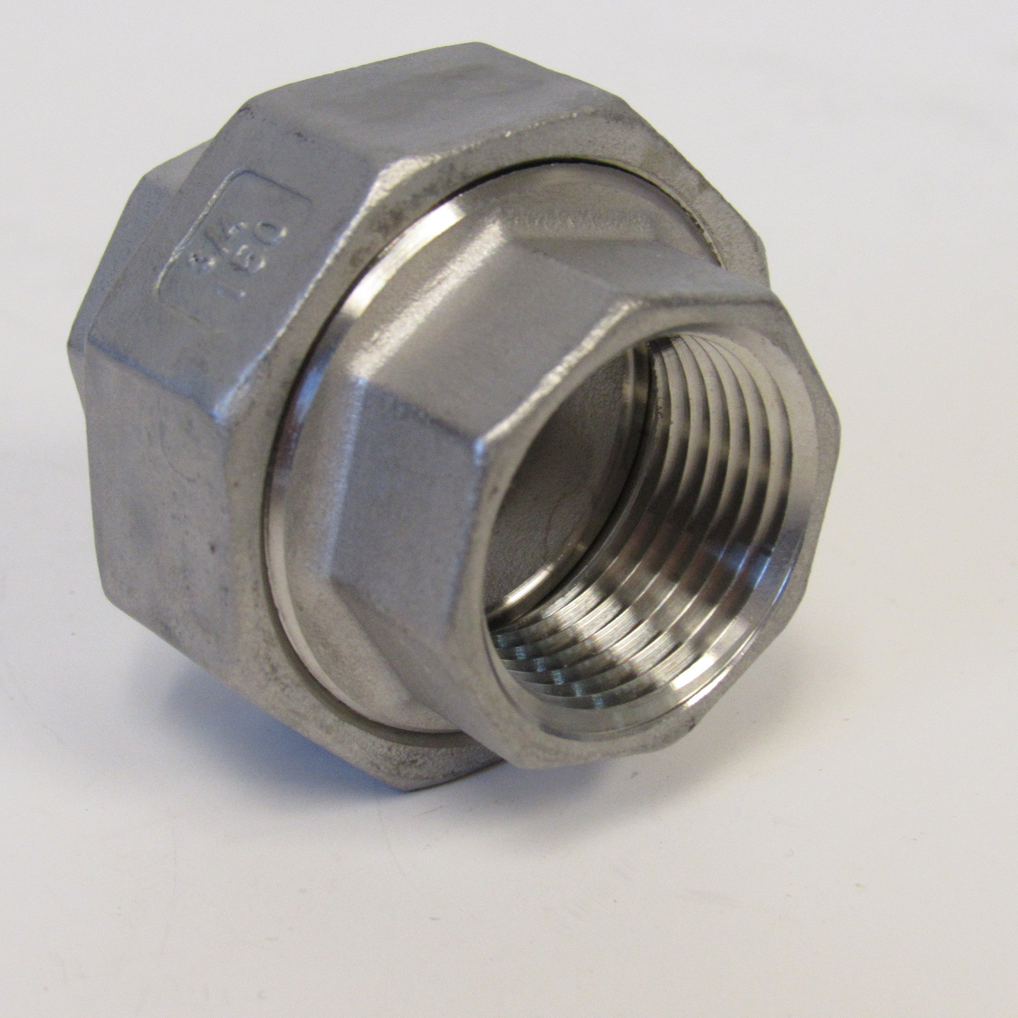 Stainless Steel Union, 304SS, Class 150 - 3/8 Inch NPT