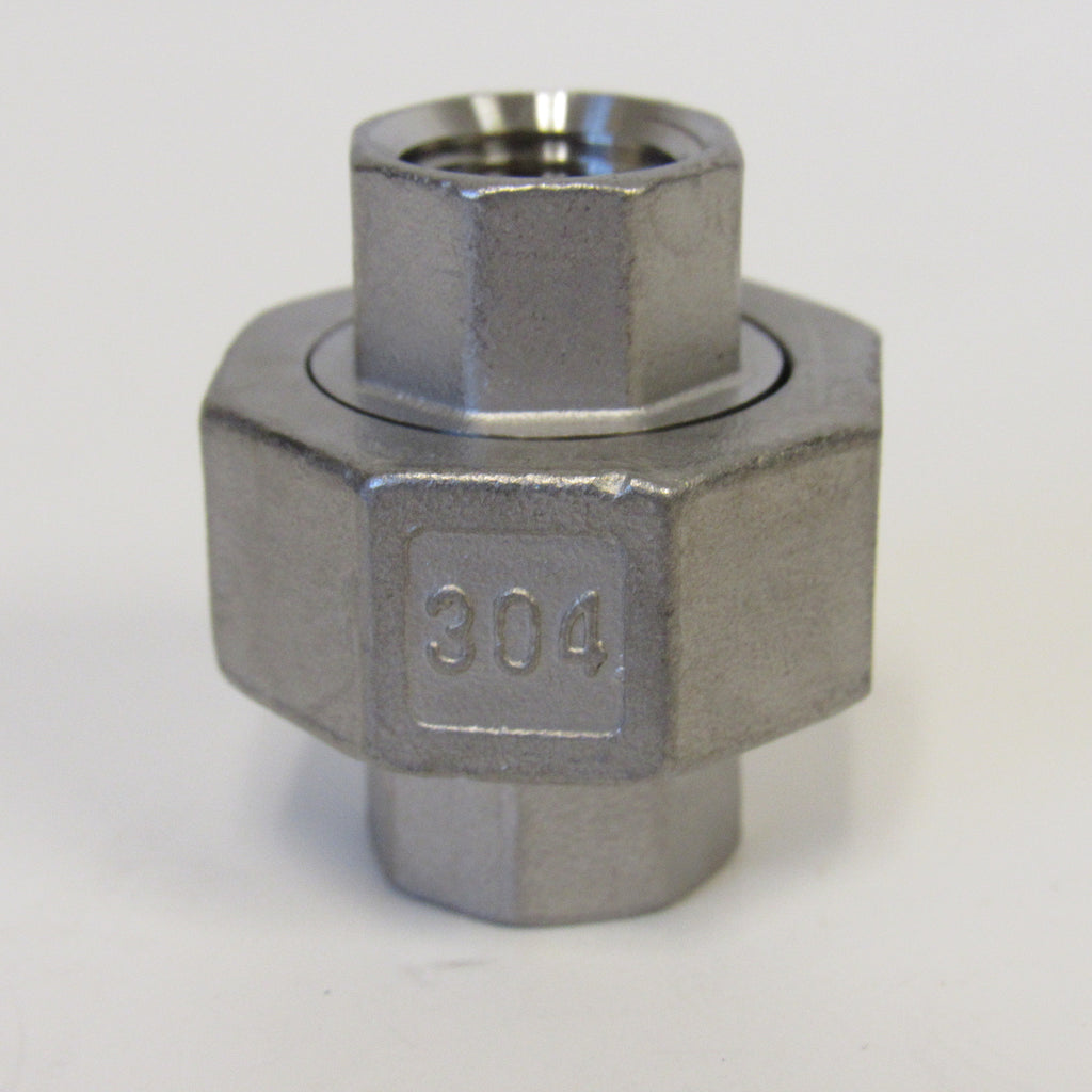 Stainless Steel Union, 304SS, Class 150 - 3/8 Inch NPT