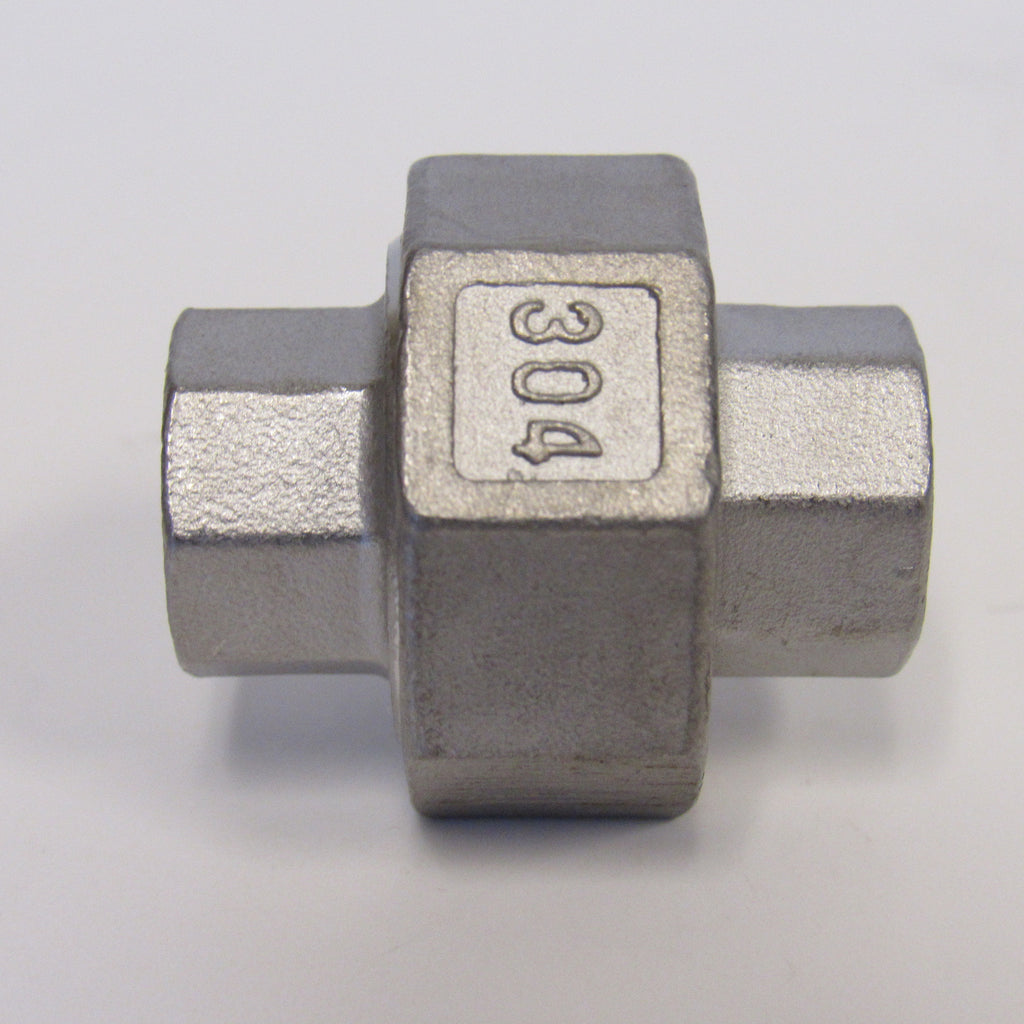 Stainless Steel Union, 304SS, Class 150 - 3/8 Inch NPT