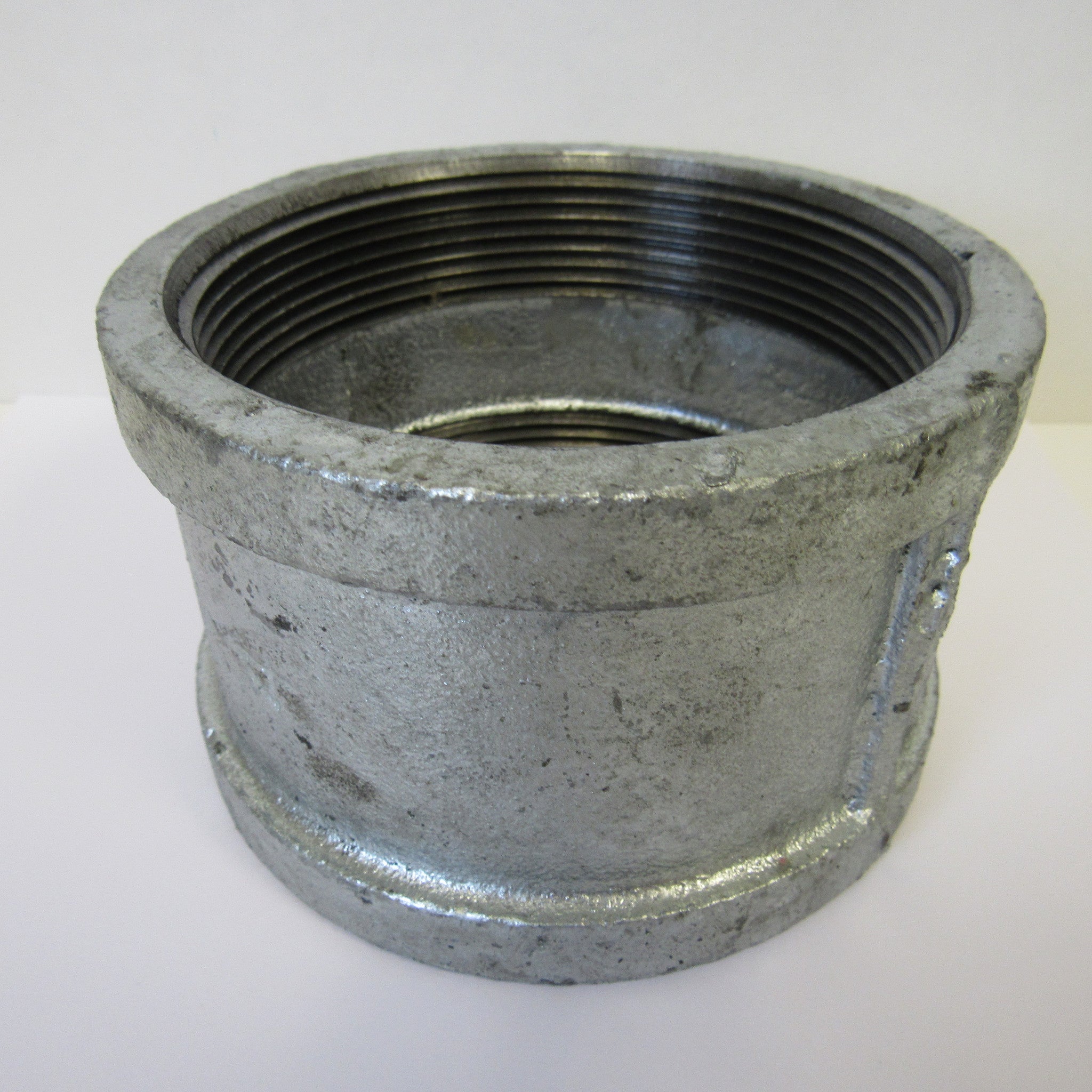 Galvanized Straight Coupling, 2 Inch NPT Thread