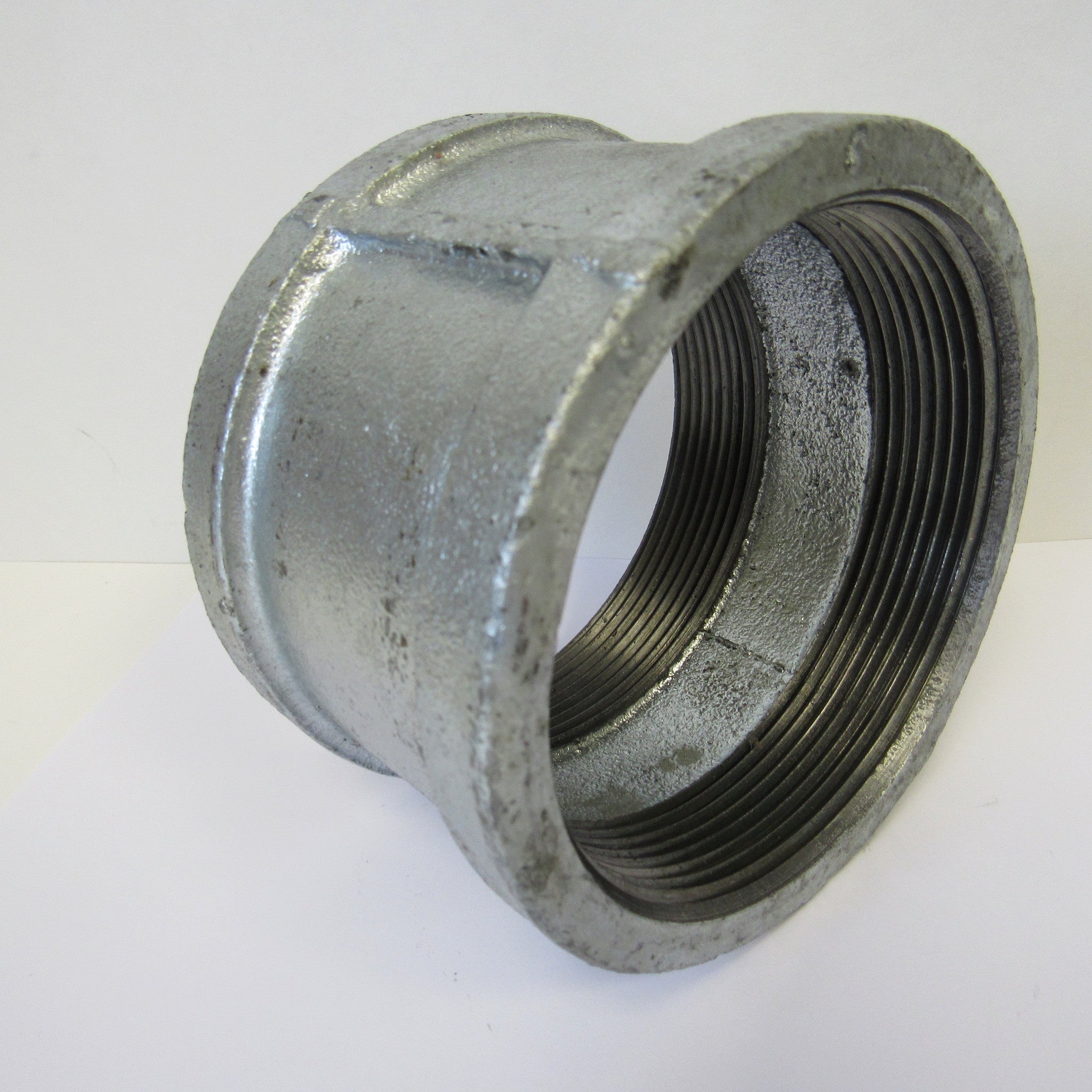 Galvanized Straight Coupling, 2 Inch NPT Thread