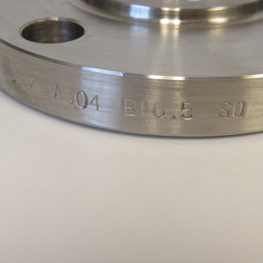 Stainless Steel Flange, Weld, 304 SS, Class 150 - 1-1/4 Inch