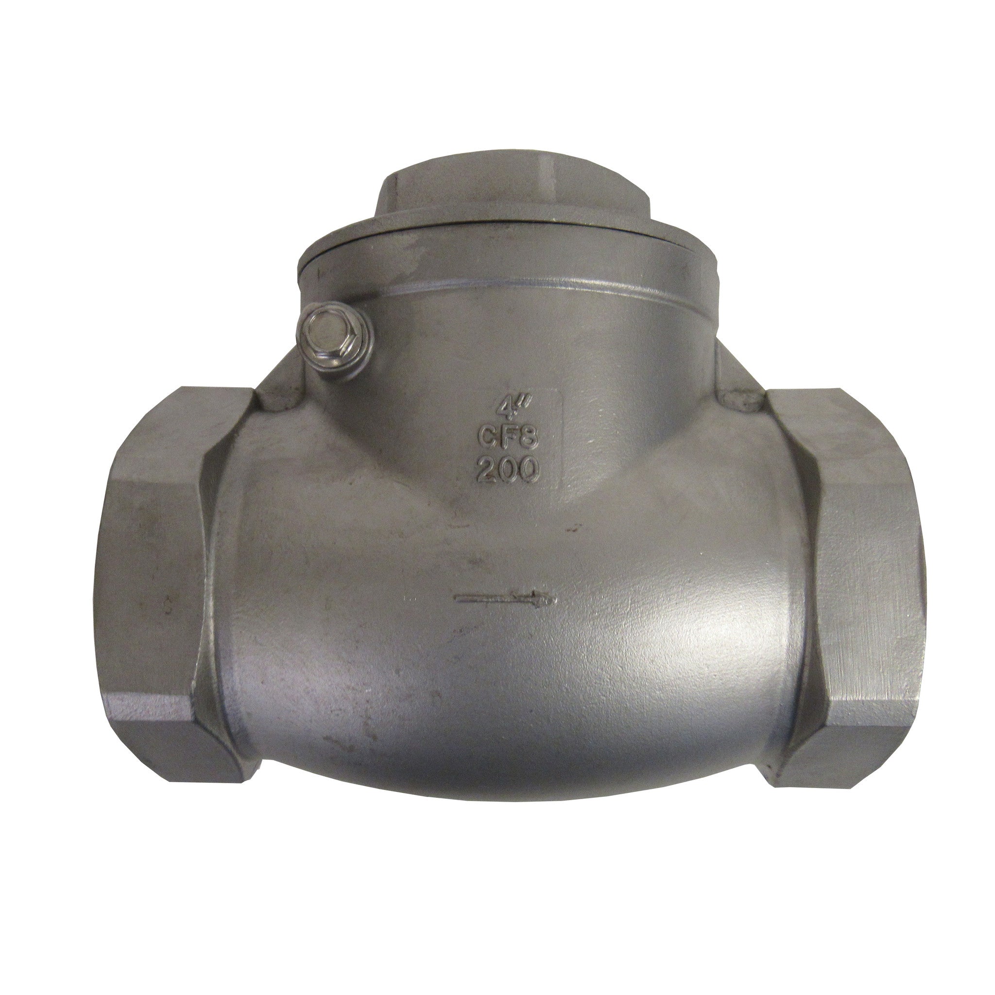 Horizontal Swing Check Valve, 1 Inch NPT, 304 SS, 200 PSI
