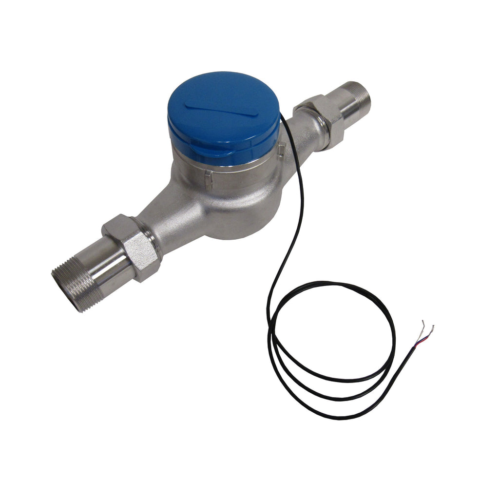 PRM 1/2 Inch NPT Stainless Steel Multi-Jet Totalizing Water Meter with Pulse Output